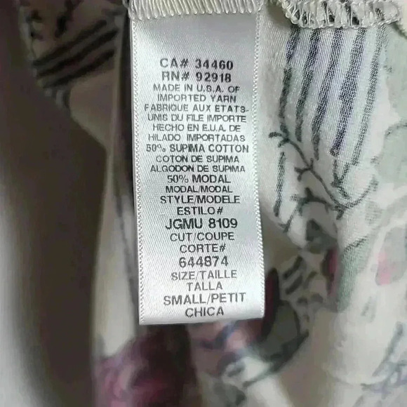 Juicy Couture RARE Sasha Floral Roses Tank Top Size Small - Picture 10 of 12